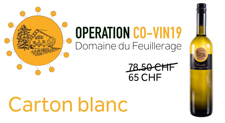 Carton spécial CO-VIN 19 blanc Carton spécial CO-VIN 19 blanc